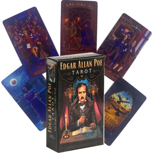 High Quality Card for Divination Latest Arrival Edgar Allan Poe Tarot Oracle Deck Tarot Cards