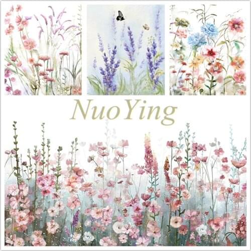 Purple Flower Diy Diamond Painting Full Square/round Diamond Embroidery Mosaic Kit Needlework Cross Stitch Home Decoration