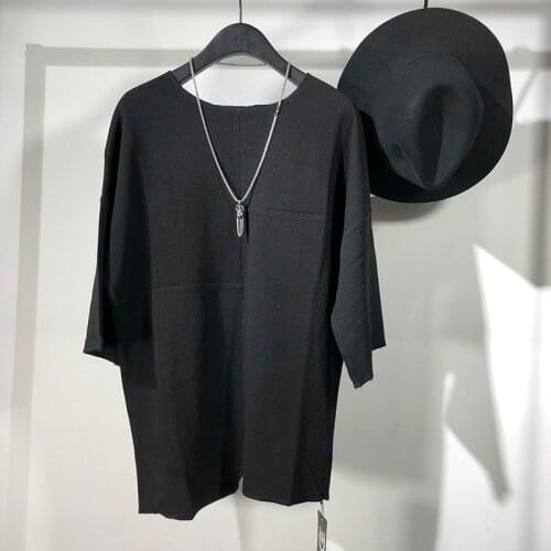 Owen seak Men T Shirt High Street Style Mens Clothing Tops Tees Summer Men Tees Black T Shirt