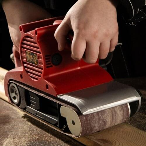 H6858 sanding belt machine sanding belt sanding machine 1200W portable sanding belt machine small desktop woodworking sanding