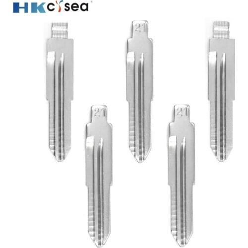 HKCYSEA KD#21 KD Remote Key Uncut Blank Metal Flip Blade Type #21 for Toyota Car Key Remote Blade Replacement