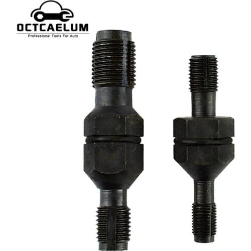 Spark Plug Damaged Rethread Repair Tool M10 x 1.0/M12 x 1.25 M14 x 1.5/M18 x 1.5 Double-sided Rethreader Thread Chaser ST0216