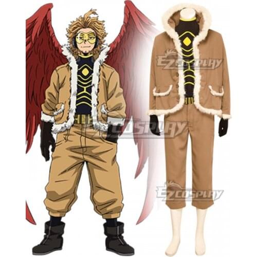Boku No Hero Akademia Hawks Adult Outfit Uniform Full Suit Halloween Carnival Party Suit Cosplay Costume E001