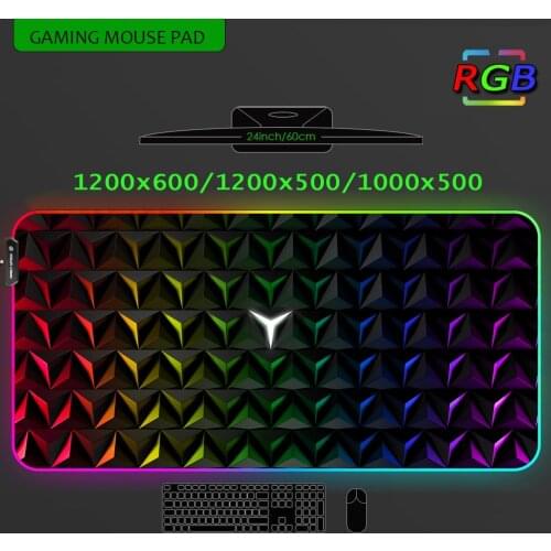 Pad Mouse Rgb Gaming Mat Big Mouse Carpet Led Mouse Mats with Light Gamer Large Mousepad Xxl 1200x600 Mouse Pad 1000x500 Glowing