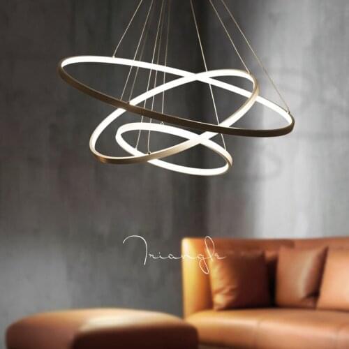 Nordic Round White Simple Pendant Light Acrylic Circular Dining Room Lighting Modern Living Room Office Lamp Led M