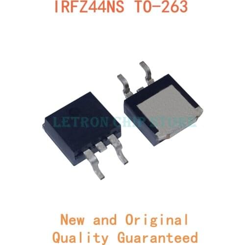 10PCS IRFZ44NSTRLPBF TO-263 IRFZ44NS TO263 FZ44NS IRFZ44N D2PAK 49A 55V SMD MOSFET new and original IC Chipset