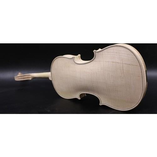 New 1x master unfinished violin Handmade Stradivari model 4/4 white Violin #3267