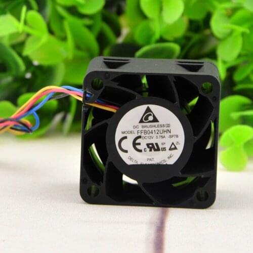 New original 4CM 4028 12V 0.75A ultra-violent booster fan FFB0412UHN server fan