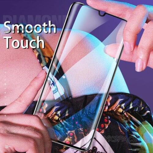 Full Glue Screen Protector For Huawei P30 40 Pro Nove 7 Honor 30 Pro Plus Mate 20 Pro 3D Curved 9H Tempered Glass Case Friendly