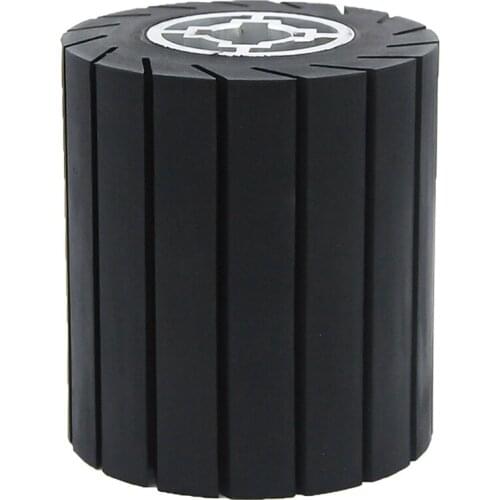 Rubber Wheel Aluminum Core Metal Woodworking Polishing Wire Drawing Wheel Angle Grinder Metal Polishing Kit Adapter