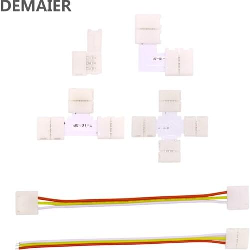 5set L T X Form 3pin 2pin 3pin 4pin 5pin LED Stecker Für anschluss ecke rechten winkel 5050 RGB RGBW WS2811 ws2812b LED Streifen