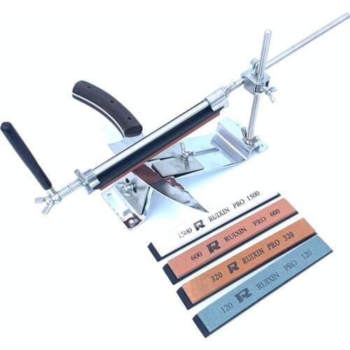 Stainless steel fixed angle sharpener RUIXIN PRO 3 knife sharpener sharpening stone whetstone System Edge Honing kitchen Tools