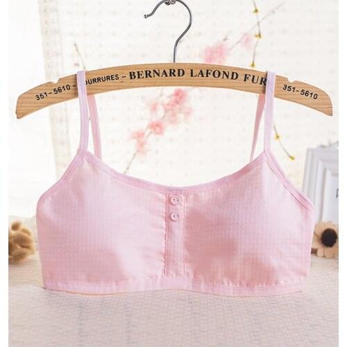 Teenage Girls Training Bra Cotton Children Underwear For Junior School Student 9-12yrs