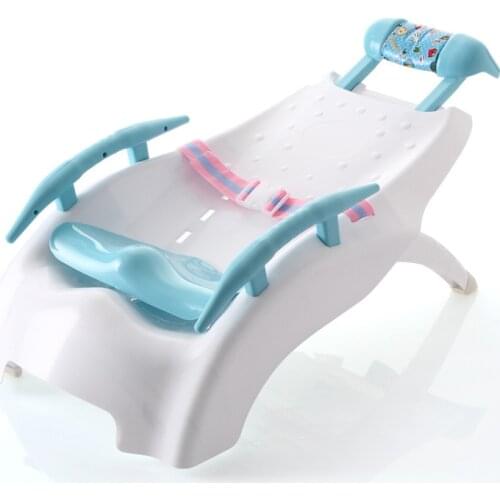 Thickening childrens shampoo chair baby shampoo artifact child shampoo bed foldable home shampoo chair