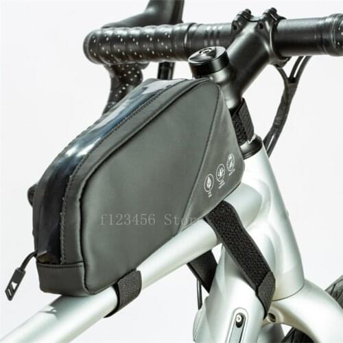 Waterproof Bike Bag MTB Road Commute Cycling Accessories Top Tube Front Frame Bicycle Bag Pouch For Bike Mobile Phone Bag