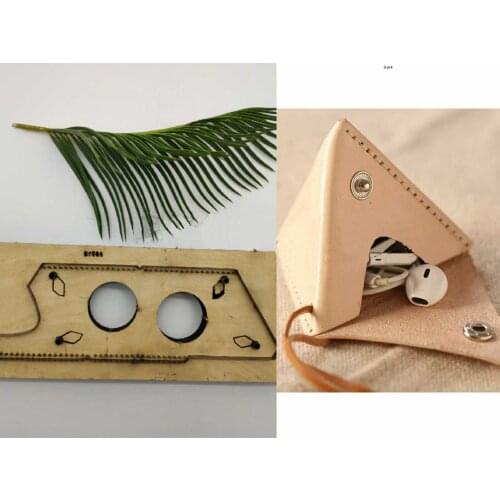 Japan Steel Blade Rule Die Cut Steel Punch Pyramid Zongzi Coin Bag Cutting Mold Wood Dies leather craft template cutter