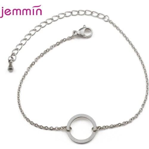 Classic 925 Sterling Silver Hollow Roung Charms Bracelets For Women Girls Jewelry Fashion Korean Trendy Lovers Gift