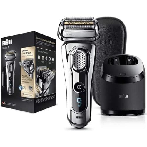 Braun Series 9 Electric Shaver for Men 9297cc Wet and Dry Integrated Precision Trimmer Rechargeable and Cordless Razor