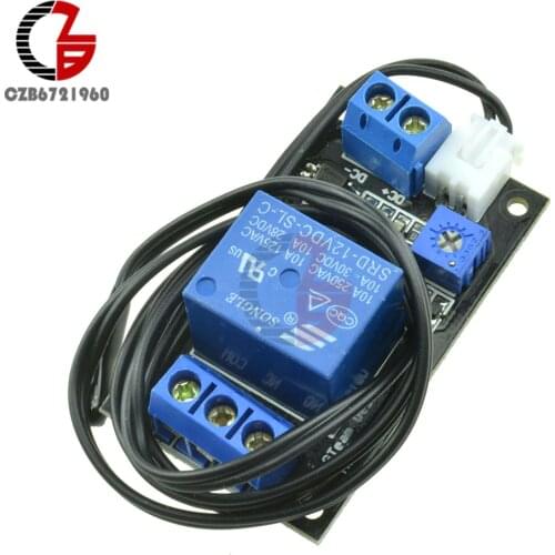 1 Channel 12V Thermistor Relay Module Temperature Controller Temperature Sensor Switch Module Thermostat