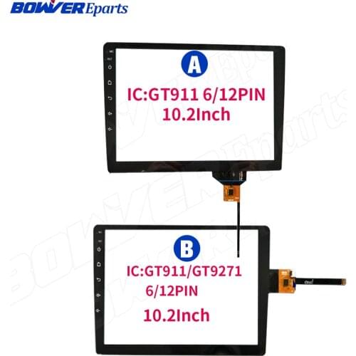 10.2inch Universal Capacitive Touch Screen for Car GPS Navigation 252*147*242MM GT911 GT9271 6PIN 12PIN