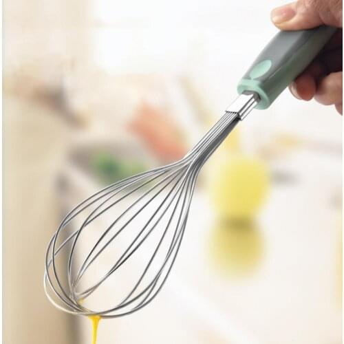 3Pcs/Set Egg Separator Thicker Handles Easy to Wash Stainless Steel Kitchen Egg Whisk Accessories for Stirring Kitchen
