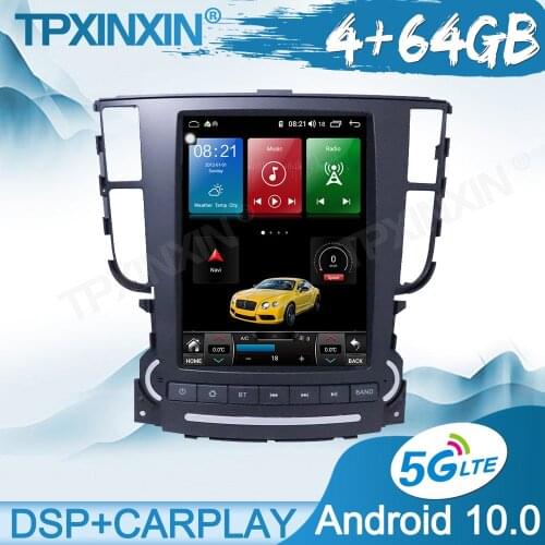 Wireless Carplay 4G+64G Android 10 For Acura TL 2006-2018 Car Multimedia Player Auto Radio Tape Recorder GPS Navigation DSP IPS