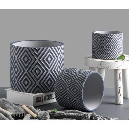 Cement Flowerpot Silicone Mold Home furnishing Gardensupplies Potted DIY Pot Molds Large flowerpot Silicon Molds Nordic design