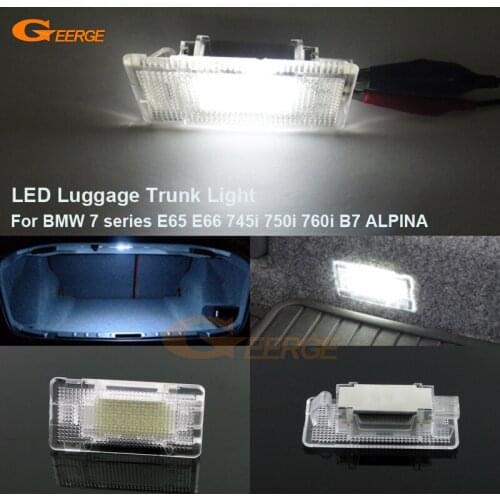 For BMW 7 series E65 E66 745i 750i 760i B7 ALPINA 2002-2008 Excellent bright LED Luggage Trunk Light Lamp Interior No Error