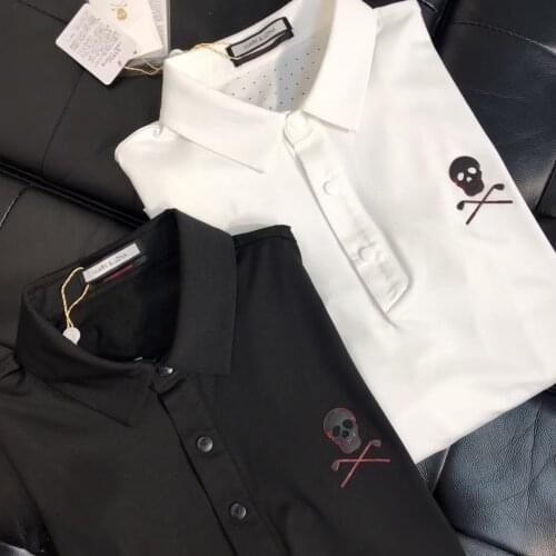 Mens Golf Autumn New Long Sleeve Casual Sports Polo-Shirt