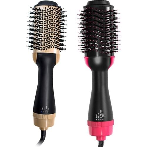 Brush Hair Dryer Negative Brush Hair Dryer Styling Hot Air Hair Dryer Straightener Curler Brush Blowout Dryer Hair Styling Tools