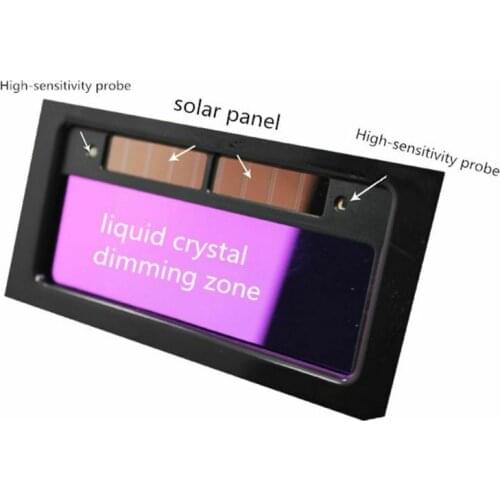 Solar Welding Lens Filter Auto Darkening Welding Helmet Eyes Protector Welder Cap Goggles Solder Cover Soldering Protective Gear