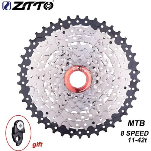 ZTTO MTB 8 Speed 11-42T Cassette 8s 42t Freewheel sprocket 8v 42t Mountain Bike cassette Parts 8v SPROCKET K7 for M410 M360 M310