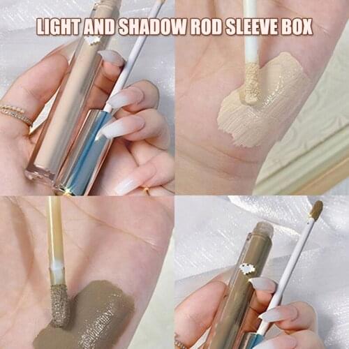 Creamy Highlight And Contour Stick Shimmer Glaze Face Contour Matte Highlighter Makeup Shading Cosmetics For Women Makeup