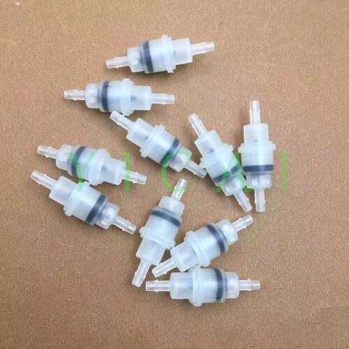 5PCS one way valve for eco solvent uv flatbed printer Allwin Flora Xuli Plastic Ink Tube Connector Non-return Hose pipe valves