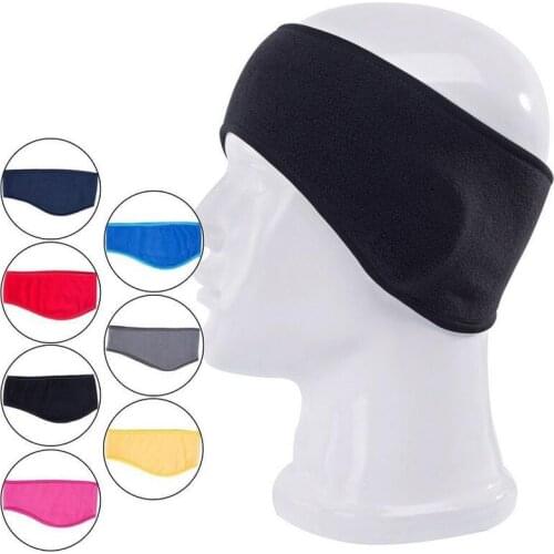 1 PCS Men Women Unisex Fashion Winter Warm Fleece Headband Earband Stretchy Headband Earmuffs Ear Warmers Headdress HairBands
