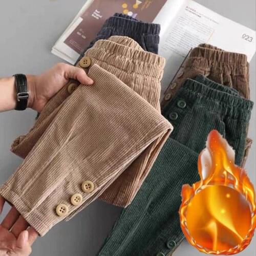 QBKDPU Women's Corduroy Trousers China