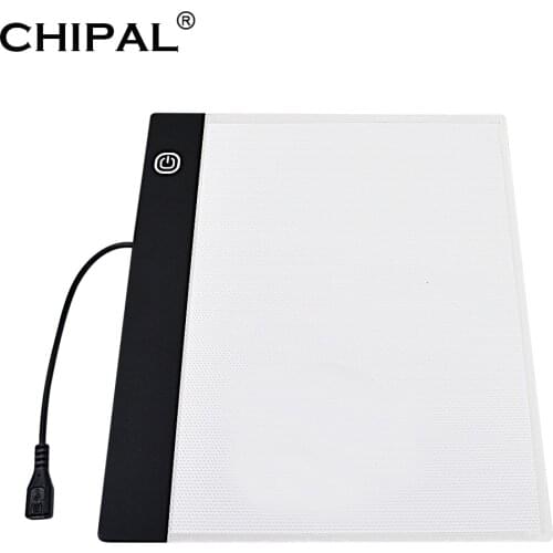 CHIPAL LED Diamond Painting Light Pad Board Diamond Painting Accessories Tool Kits A5 LED Drawing Tablet Digital Graphics Pad