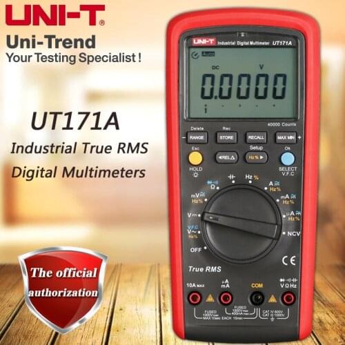 UNI-T UT171A Industrial True RMS Digital Multimeter / VFC / NCV Function / USB Communication / Data Storage