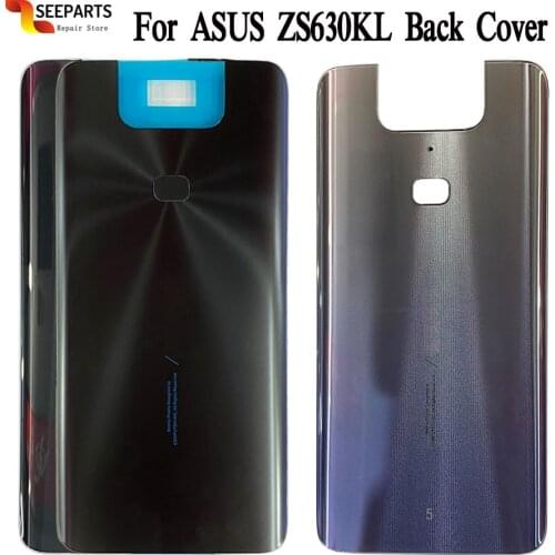 6.4"For Asus Zenfone 6 ZS630KL Battery Back Cover Glass Rear Cover Housing Door for Asus Zenfone 6 ZS630KL Back Battery Cover