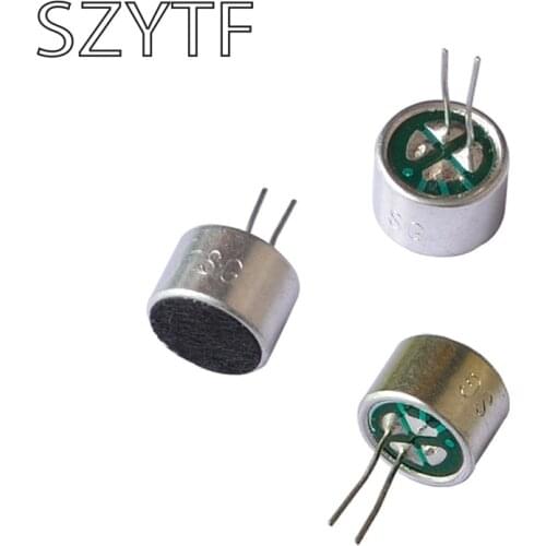 20pcs/bag 4.5*2.2mm 6*2.2mm 6*5mm 9*7mm electret microphone condenser Pickup microphone 52DB with 2pin