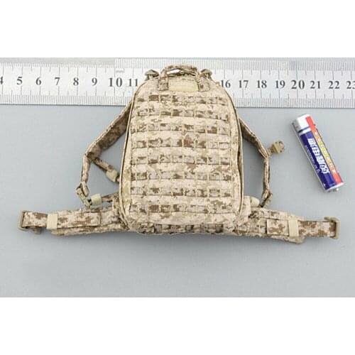 26030B 1/6th Officer Backpack Model for 12" Action Doll