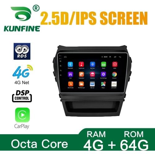 Car Radio For Hyundai IX45 Santafe 12-16 Octa Core Android 10.0 Car DVD GPS Navigation Player Deckless Car Stereo Headunit