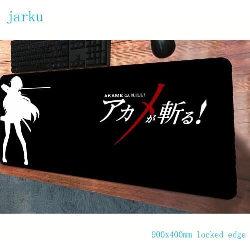 Akame ga kill padmouse 900x400x3mm gaming mousepad game office mouse pad gamer computer desk ergonomic mat notbook mousemat pc
