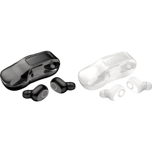 True Wireless Bluetooth Earbuds in-Ear Stereo Bluetooth Headphones Wireless Earphones Bluetooth 5.0, Built-in Mic, Stereo Calls