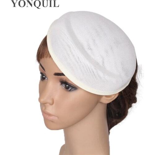 Elegnat Bride Wedding Fascinator Base 17*19 CM Size For Women Party Dinner Fascinator Hat DIY Hair Accessories Ladies Chapeau