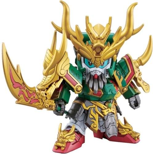 10cm Plastic The Three Kingdoms Gundam Anime Action Figures SD/BB Sousou Teni Ryofu Koumei Kanu Shibai Model Toys Puzzle Robot