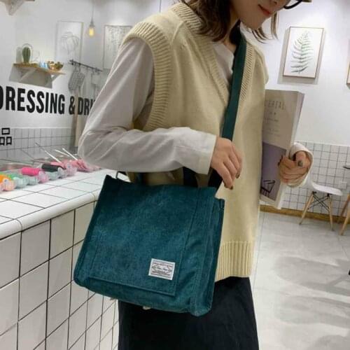 Luxury Designer Handbag Corduroy Ladies Bag 2021 New Trend Single Shoulder Bag Solid Color Buckle Messenger Bag Small Square Bag