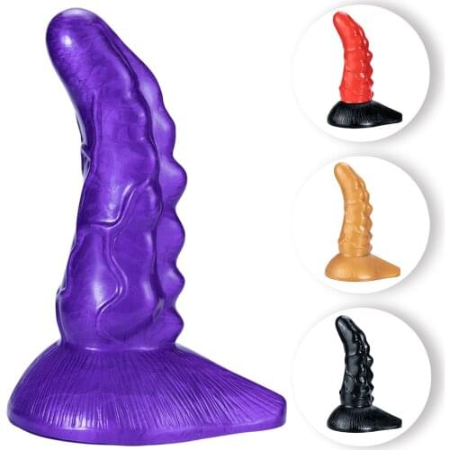 Dragon Tail Silicone Penis Anal Plug Buttplug Bdsm Toy Intimate Anal Sex Toys Games Big Butt Plug Dildo Anal Dilator Vaginal