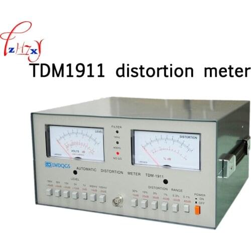 TDM1911 distortion tester TDM-1911 automatic distortion meter 0.01% - 30% audio distortion meter 110/220V 1PC