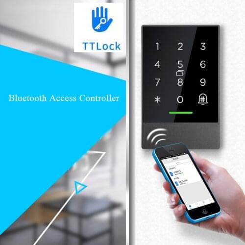 IP66 Waterproof Touch Keypad Standalone Access controller TTLock Bluetooth-compatible APP Remote Control Support 13.56MHz card